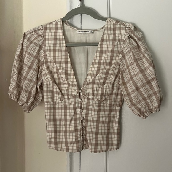 Abercrombie & Fitch Tops - Abercrombie & Fitch Plaid Top